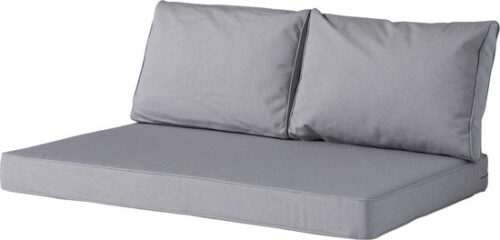 Madison Manchester Palletkussen Set 120 x 80 / 60 x 40 cm - Light Grey - Afbeelding 3