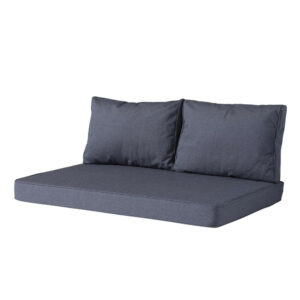 Madison Manchester Palletkussen Set 120 x 80 / 60 x 40 cm - Denim Grey