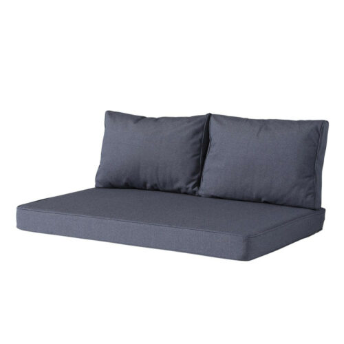 Madison Manchester Palletkussen Set 120 x 80 / 60 x 40 cm - Denim Grey
