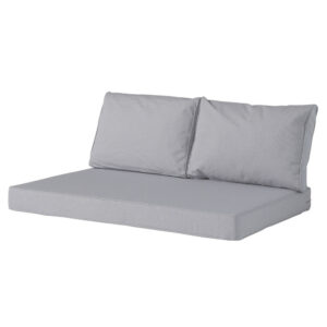 Madison Manchester Palletkussen Set 120 x 80 / 60 x 40 cm - Light Grey
