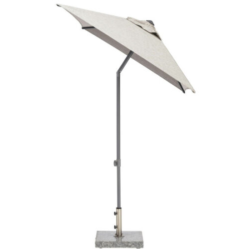 Kettler EASY PUSH Parasol - 150x210cm - Antraciet / Grijs Gemêleerd