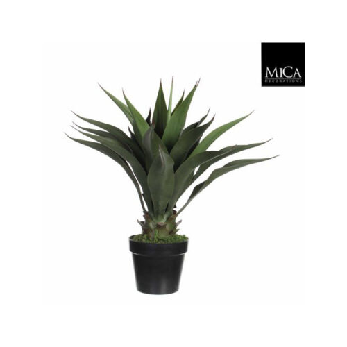 Mica Decorations Agave Kunstplant - H60 x Ø50 cm - Groen