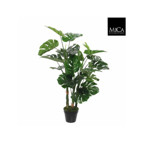 Mica Decorations Monstera Kunstplant - H100 x Ø75 cm - Groen