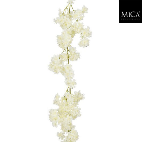 Mica Decorations Slinger Bloesem - l180xb20xh10cm - Creme