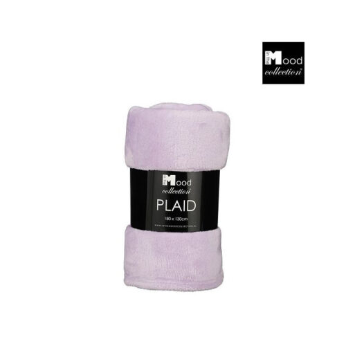 In The Mood Collection Famke Fleece Plaid – L180 x B130 cm – Lila