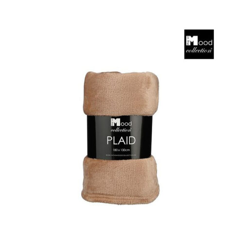 In The Mood Collection Famke Fleece Plaid – L180 x B130 cm – Beige