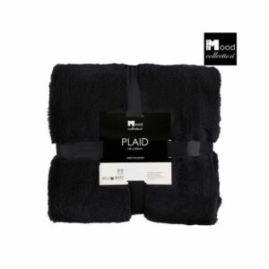 In The Mood Collection Bronte Fleece Deken - L200 x B150 cm - Zwart