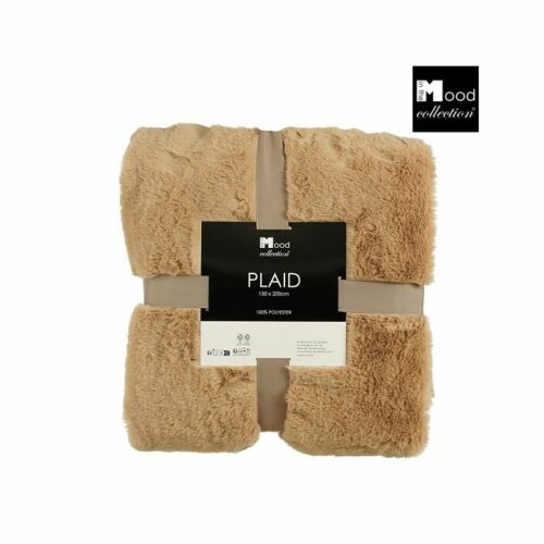 In The Mood Collection Bronte Fleece Deken – L200 x B150 cm – Lichtbruin