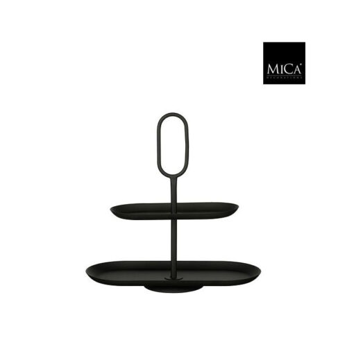 Mica Decorations Rama Decoratie Etagere Zwart - l38xb17xh37cm