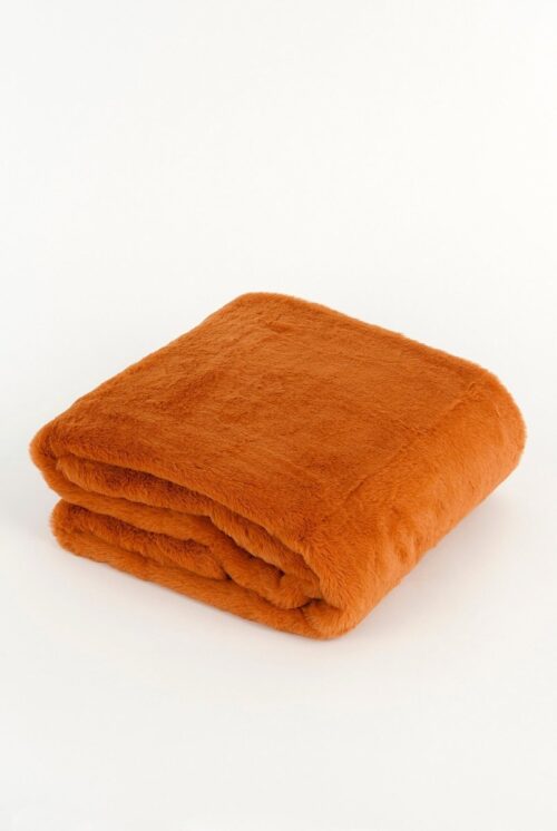 In The Mood Collection Bronte Fleece Deken – L200 x B150 cm – Terra - Afbeelding 3
