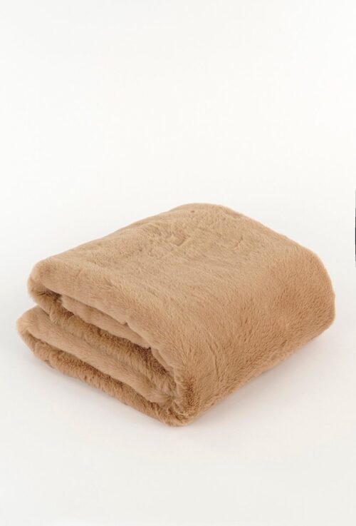 In The Mood Collection Bronte Fleece Deken – L200 x B150 cm – Beige - Afbeelding 4