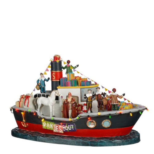 Luville - Sinterklaas Pakjesboot Battery Operated - 32,5 x 17,5 x 19 cm