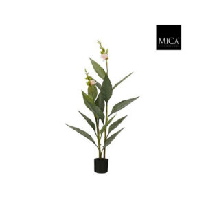 Mica Decorations Canna in pot lichtroze - 115 x 46 cm