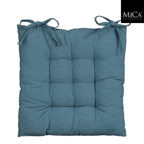 Mica Decorations Paddy Stoelkussen 46 x 46 x 7cm - Blauw