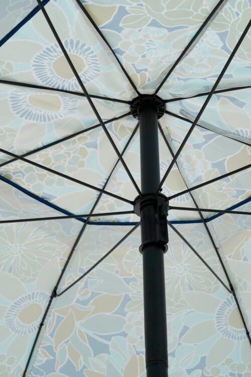 Mica Decorations Heart Parasol - H238 x Ø220 cm - Blauw - Afbeelding 6