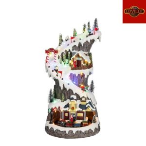 Luville Kerstdorp Ski Slope - 20x21x43 cm
