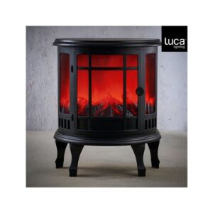 Luca Lightning - Haard Led zwart 45 x 24 x 56