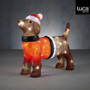 Luca Lighting - Hond Acryl Multicolour 48 led  - 44 x 12 x 35cm