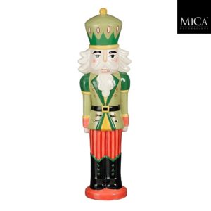 Mica Decorations - Notenkraker Groen- 15 x 11 x 51 cm