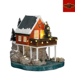Luville - House on Rocks - 17 x 19 x 19 cm