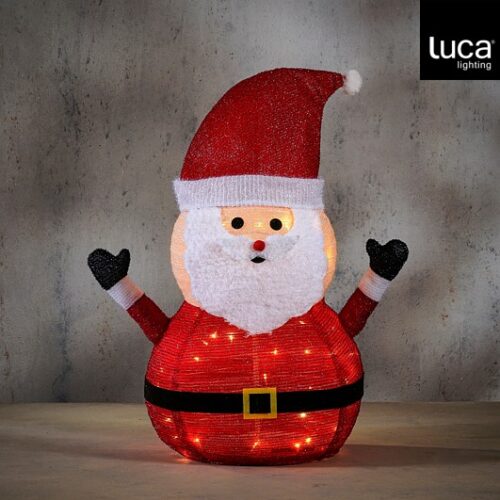 Luca Lighting - Kerstman - 60 Leds - 80 x 47 cm