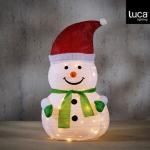 Luca Lighting - Sneeuwman - 60 Leds - 80 x 47 cm