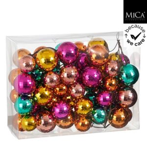 Mica Decorations Kerstslinger Garland - 180x15x15 cm - Gerecycled Polystyreen - Multi