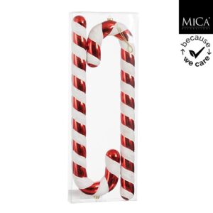 Mica Decorations Deco Object Snoep - 17x5x60 cm - Gerecycled Polystyreen - Rood
