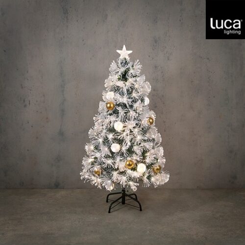 Luca Lighting - Beaufort Kerstboom Glasvezel -135 Warmwitte Leds -  120 x 50cm