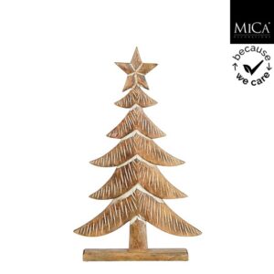 Mica Decorations - Boom - 40 x 7 x 67 cm - Bruin