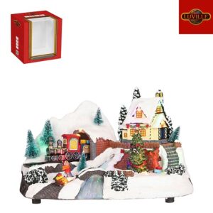 Luville Kerstdorp Snow Village - 30 x 19 x 18 cm