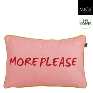 Mica Decorations More Please Lendekussen - 55 x 35 x 10 cm - ROze