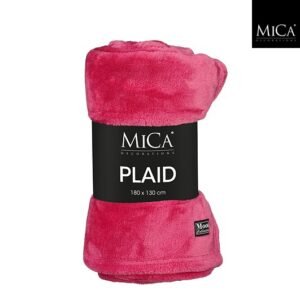 Famke Fleece Plaid Fuchsia - 180 x 130 cm