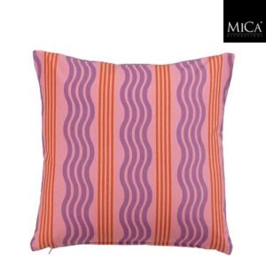 Mica Decorations Kussen - Strepen - Roze - 45 x 45 cm