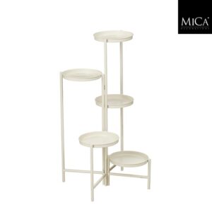 Mica Decorations Opvouwbaar Plantenrek - 78 x 49 cm - Off White