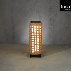 Luca Lighting Solar Tafellamp - 25 leds - 20 x 68 cm - Beige