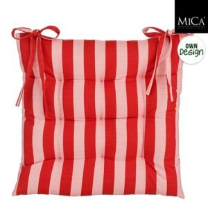Mica Decorations Kim Stoelkussen - 46 x 46 x 7 cm - Rood