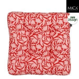 Mica Decorations Kelly Matraskussen - 47 x 47 x 7 cm - Rood