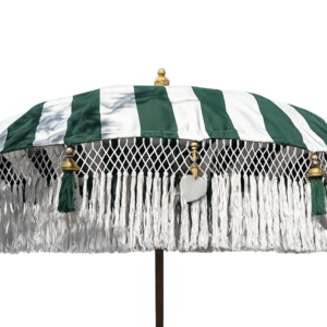 Parasol Bali Groen/Wit  - Ø185cm