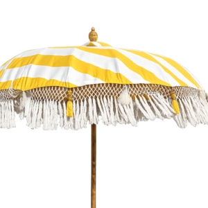 Parasol Bali Geel/Wit - Ø185cm
