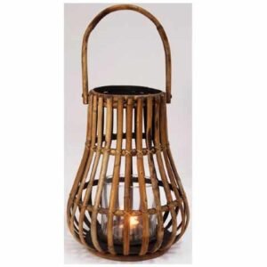 Rotan Lantaarn - 45 x 35 cm - Bruin