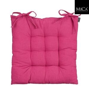 Mica Decorations Como Stoelkussen - 46 x 46 x 7 cm - Roze
