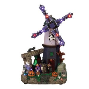 Luville Specials - Halloween windmolen - 21 cm x 17 cm x 32 cm