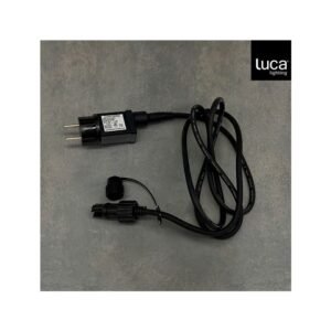 Luca Lighting Connect 24 Adapter - Zwart - IP44 - 160cm